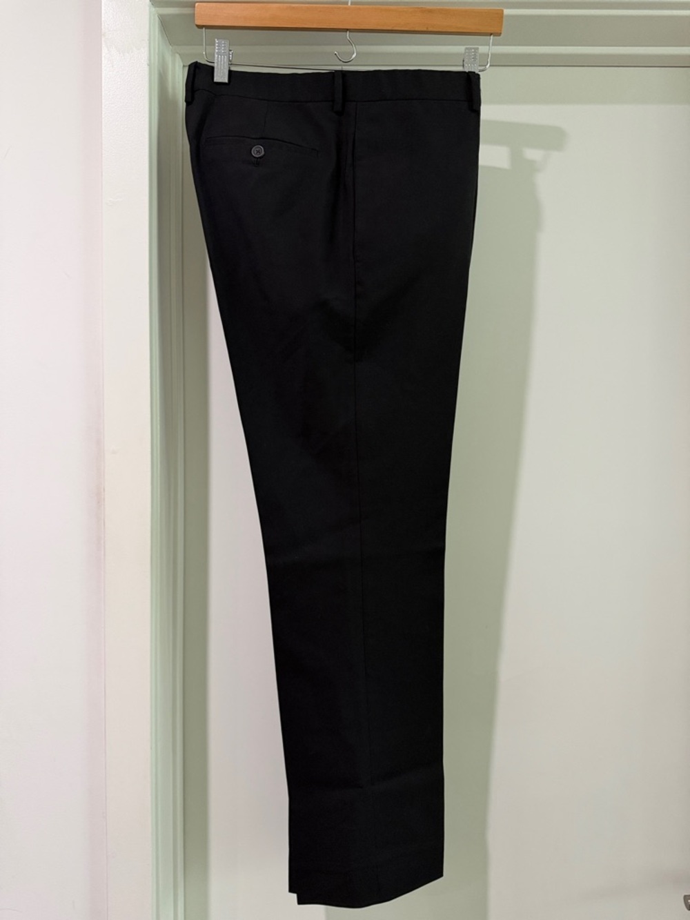 Prada Men's Black Dress Trousers - Slim Tailored - Size 54B
